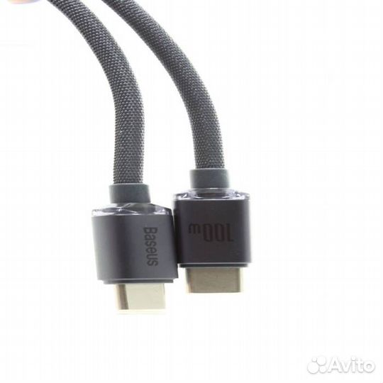 USB Кабель Power Delivery (Type-C - Type-C) Baseus Cafule catklf-GG1 (100Вт, 2м, Серый)