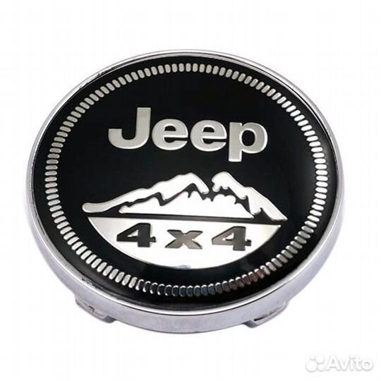 Заглушка диска Jeep 4x4 колпачок в литой диск джип