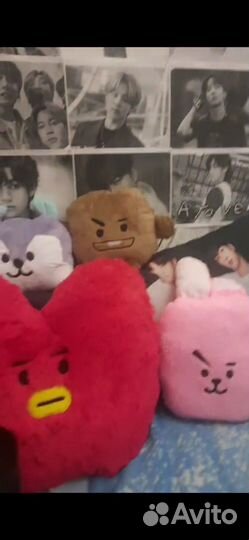 Подушки игрушки Bt21