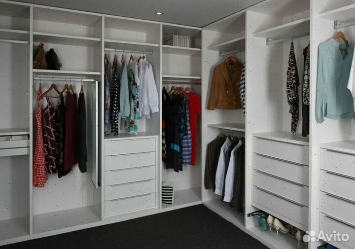 Гардеробная на заказ в рассрочку