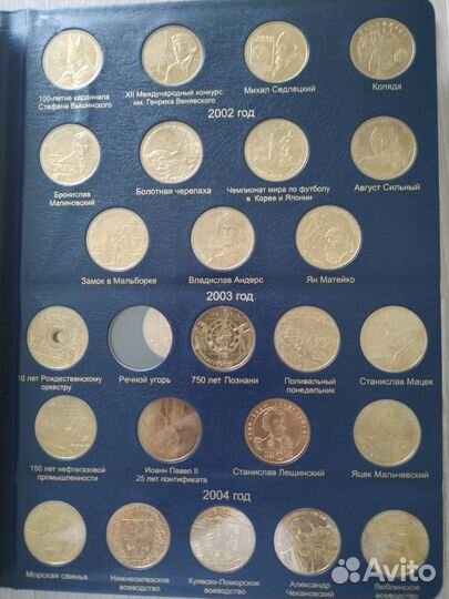 Памятные монеты Польши 2 злота