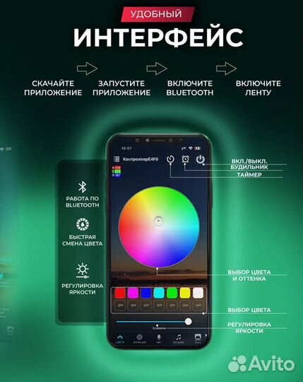 Светодиодная лента 10,25,30метров многоцветная