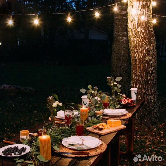 Ретро гирлянды с лампочками