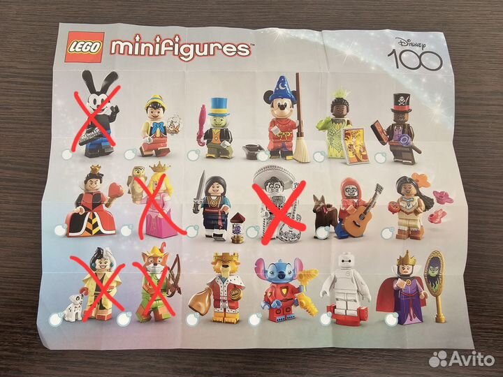 Lego 71038 minifigures Disney