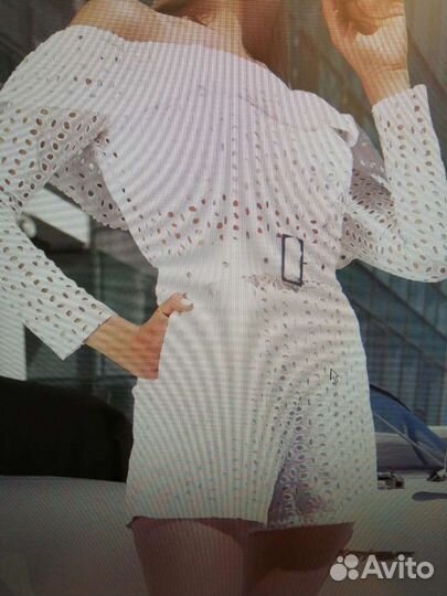 Комбинезон новый кружевной