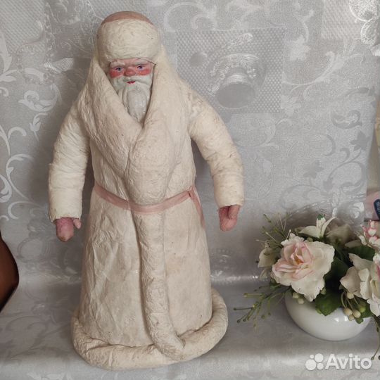 Елочные игрушки СССР, Дед Мороз, бусы