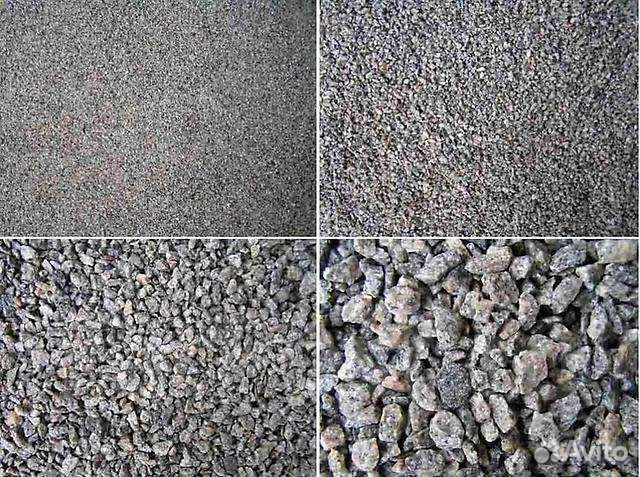 Отсев песок щебень пгс