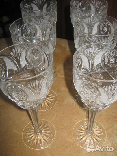 Фужеры хрустальные СССР