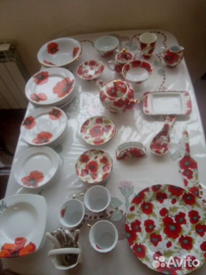 Сервис столовочайный тематика маки фирмы внф