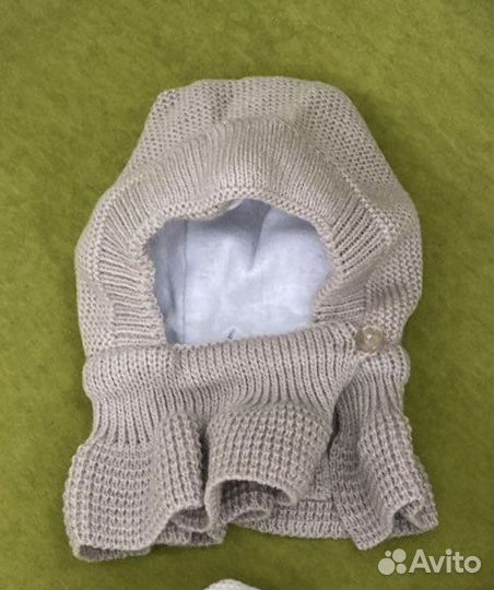 Шапка капор демисезонный для малыша