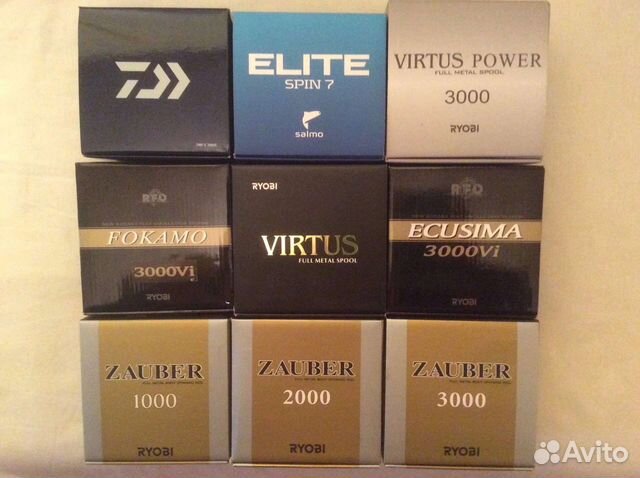 Катушки оригинальные для спиннинга