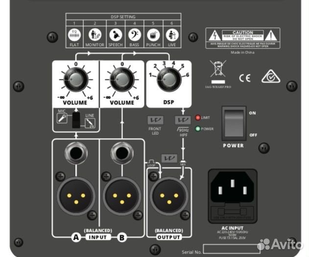 Акустическая система Wharfedale Pro DVP-AX12