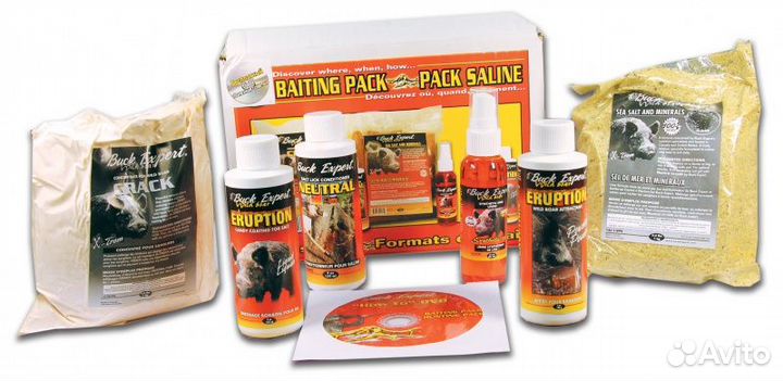 Набор приманок Buck Expert с солью (кабан), с DVD