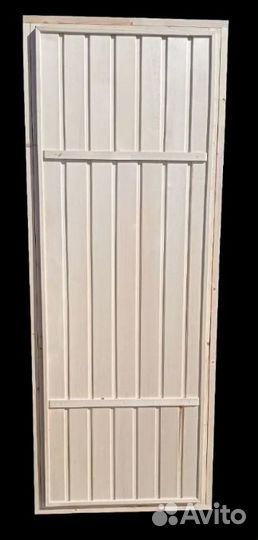 Дверь для бани и сауны без стекла 70х180, осина