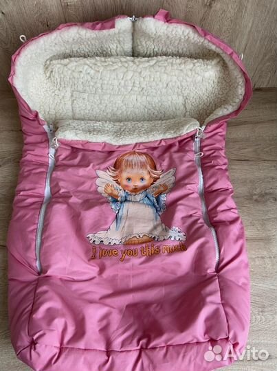 Теплый конверт в коляску