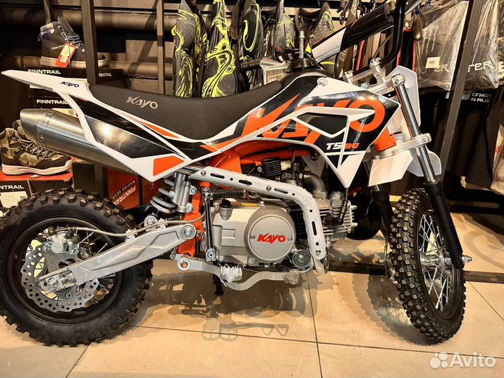 Питбайк kayo mini TS90 12/10 (п/автомат, эл.старт
