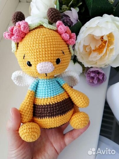 Вязанные игрушки ручной работы в наличии