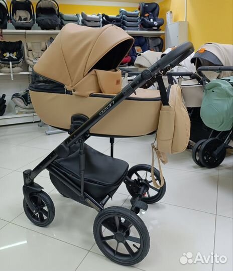 Коляска 2 в 1 Riko Basic Ozon (бежевый)