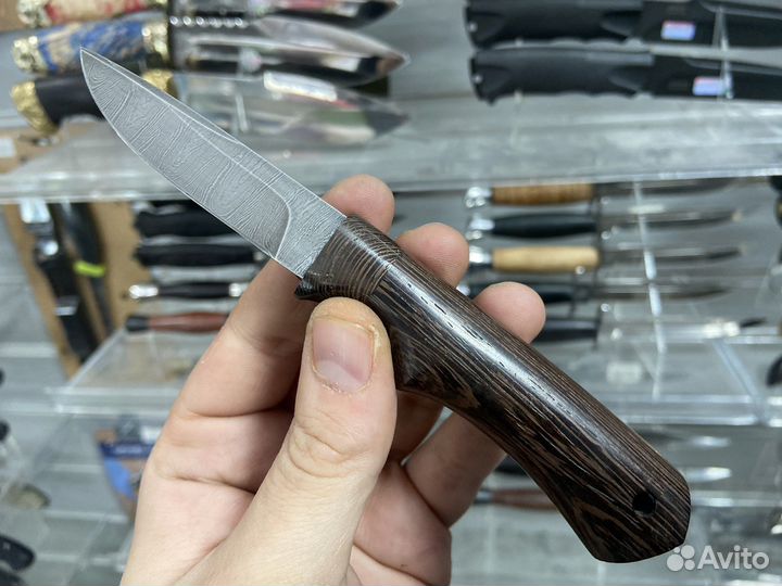 Нож Грибник (Дамасская сталь)