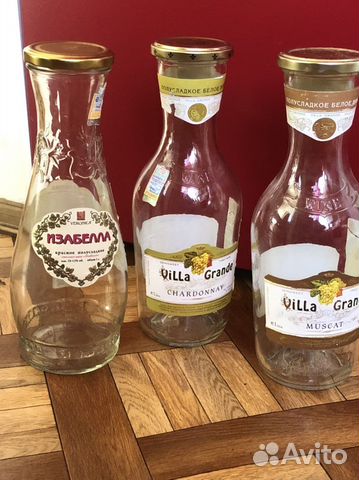 Банки 3 л, бутылки для вина