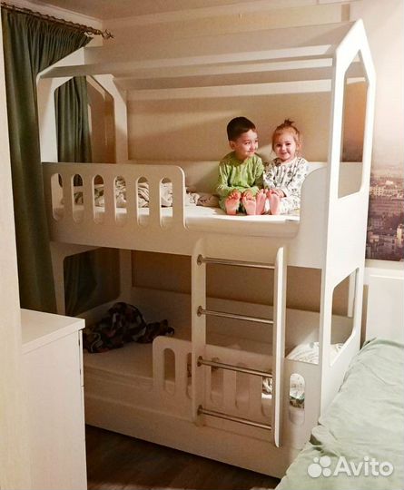 Двухъярусная кровать умка