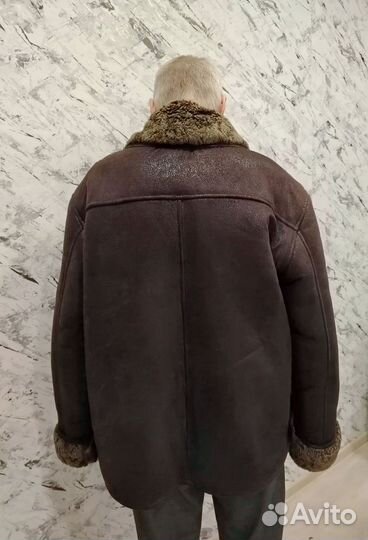 Дубленка натуральная мужская 52-54