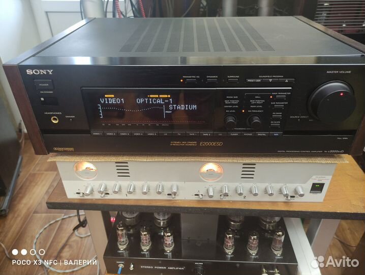 Sony TA-E2000ES, цап, параметрический эквалайзер