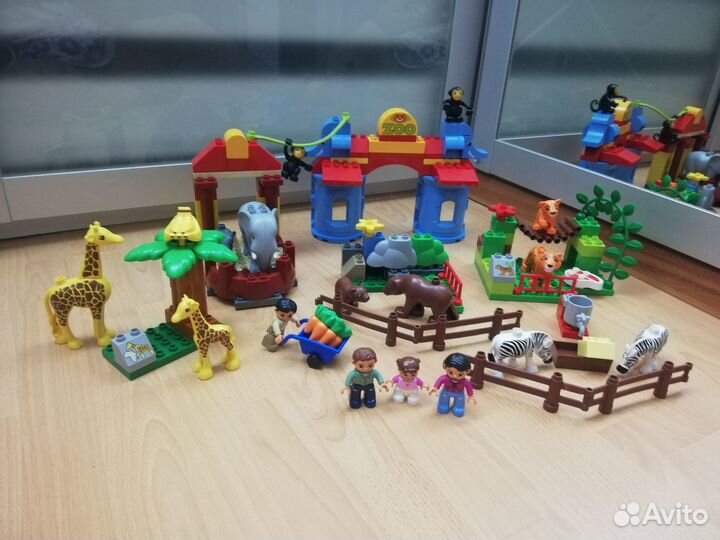 Lego duplo оригинал зоопарки