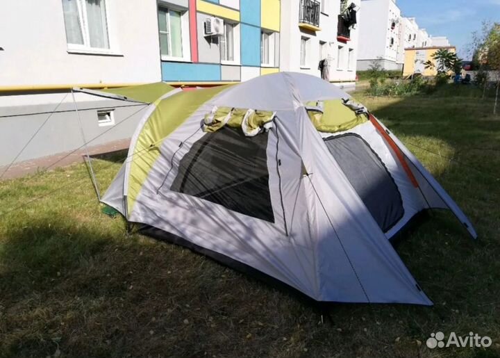 Туристическая 3х местная палатка с тамбуром