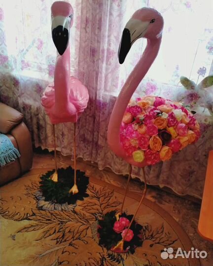 Фламинго 3D фигуры из пенопласта