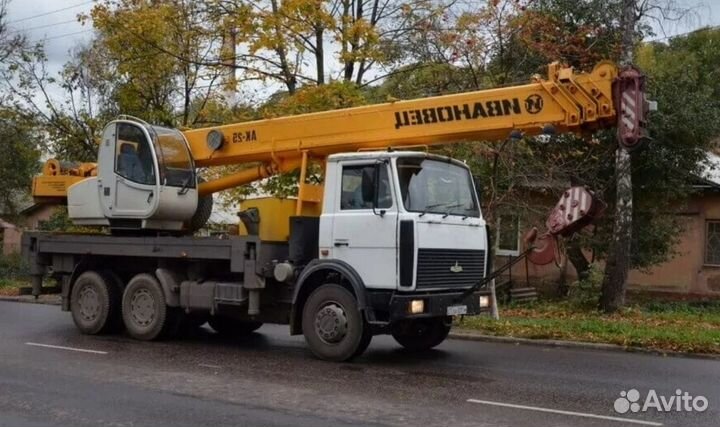 Аренда и услуги автокрана-вездехода, 25 т, 30 м