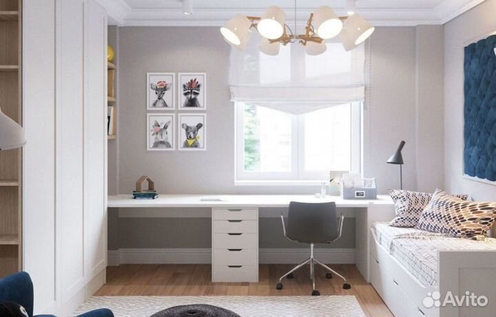 Рабочая зона у окна Подростковая