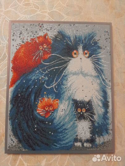 Готовые картины из алмазной мозаики