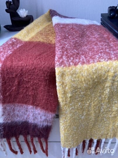 Шарф макси плюшевый