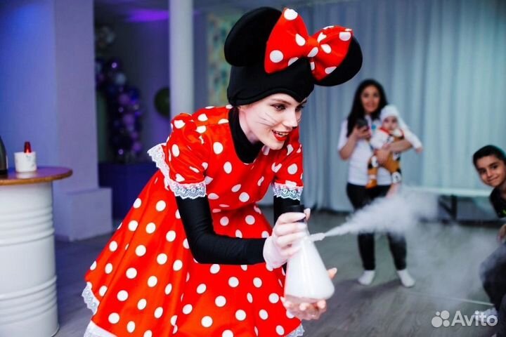 Аниматоры, серебряное шоу, неоновая вечеринка