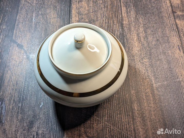 Сахарница Дулево, фарфор, 1972 год