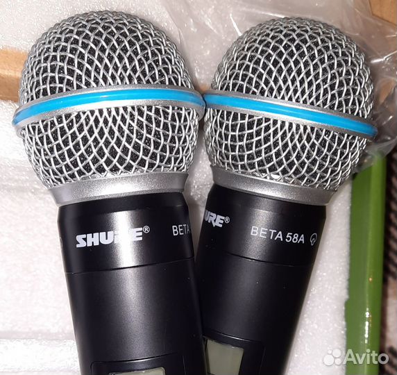 Микрофоны Shure Beta 58A 2шт Вокальные Радио New