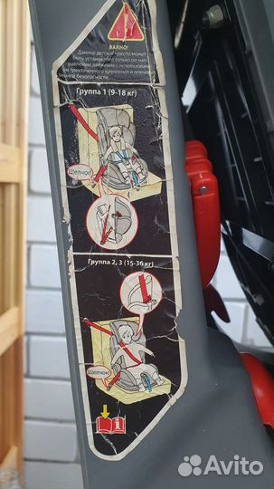 Автомобильное детское кресло от 9 до 36 кг