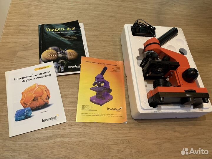 Микроскоп Levenhuk Rainbow 2L Orange\Апельсин
