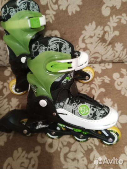 Роликовые коньки детские раздвижные 30-33 р