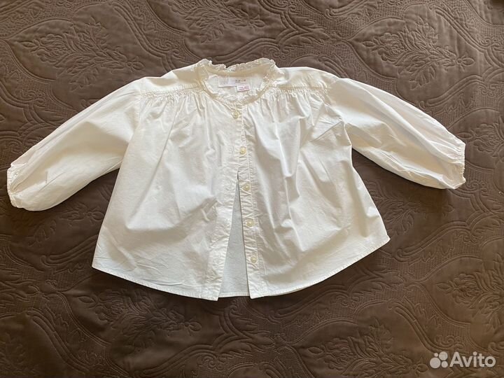 Рубашка zara для девочки, 92