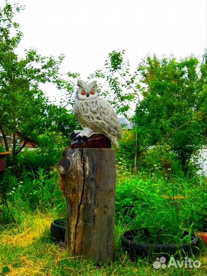 Филин из дерева