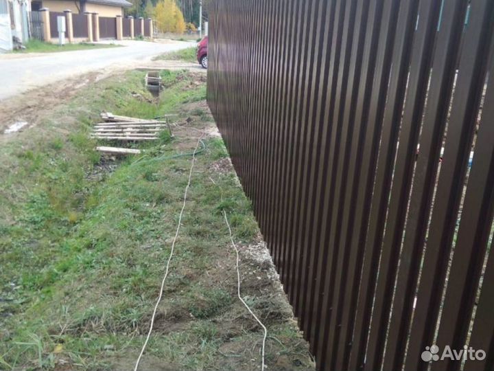 Заборы с воротами