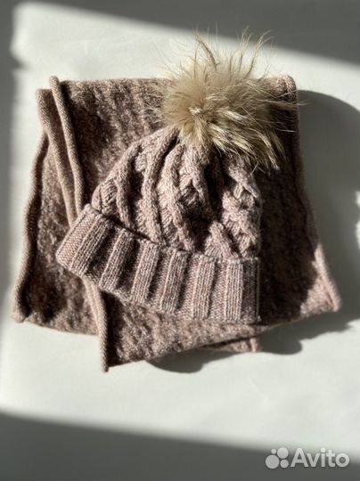 Шапка и снуд женский