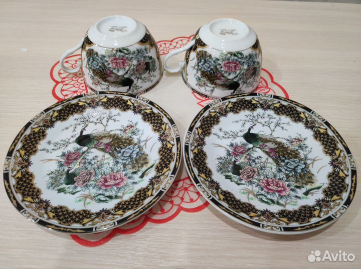 Чайные пары тонкий фарфор