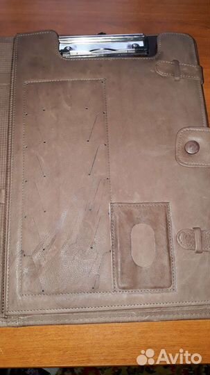 Папка деловаяиз натуральной кожи
