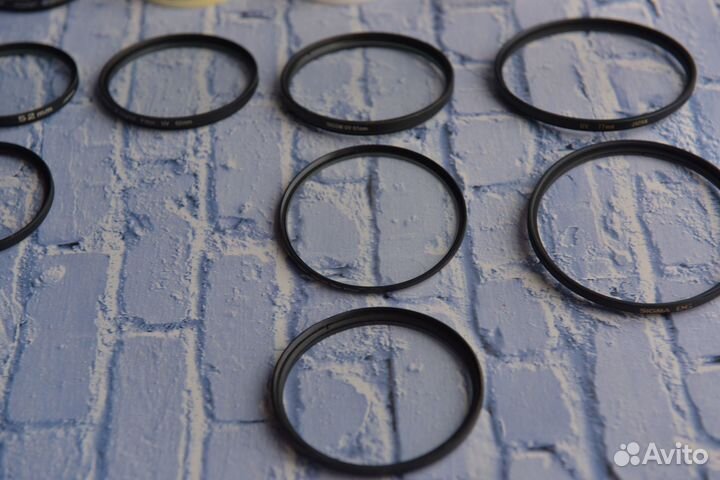 Фильтры на объективы разные по диаметру и применен