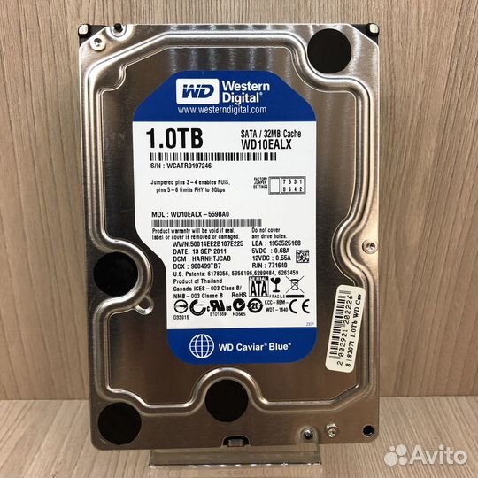 Нжмд 1тб WD Caviar
