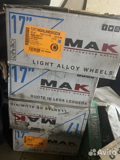 Литые диски R17