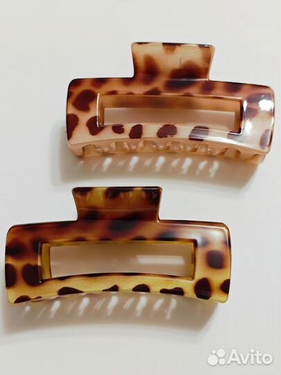 Заколка краб для волос Тигровый